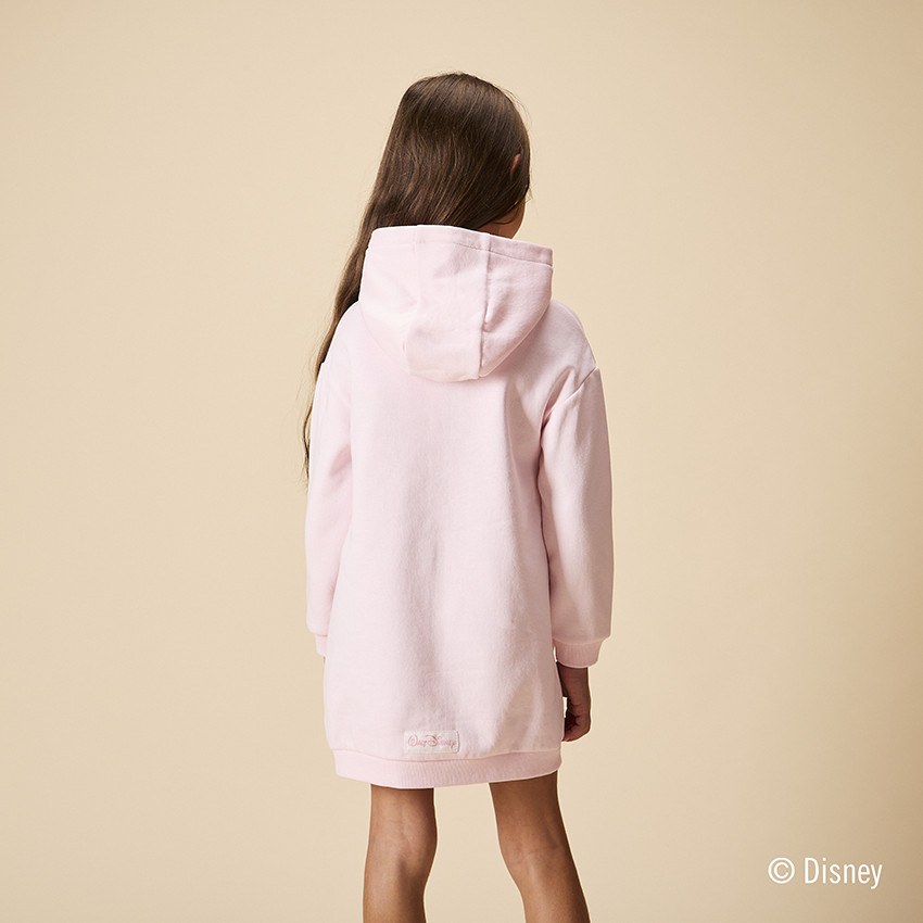 Oversize sweatshirt jurk met capuchon Stitch Disney voor meisjes 