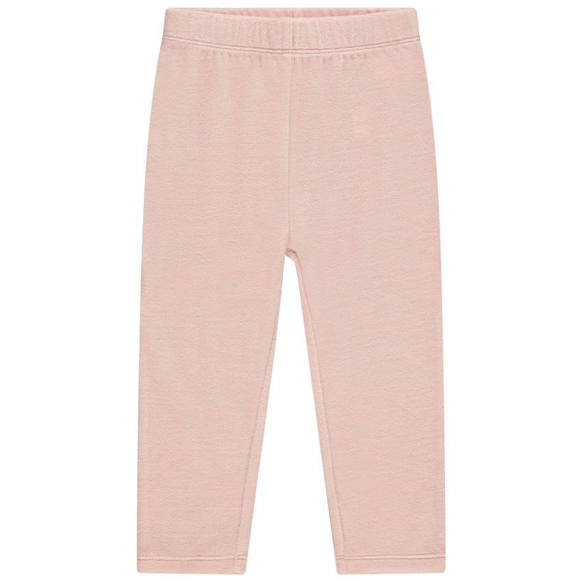 Pyjama 2 pièces en velours avec print lapin fantaisie pour bébé fille 