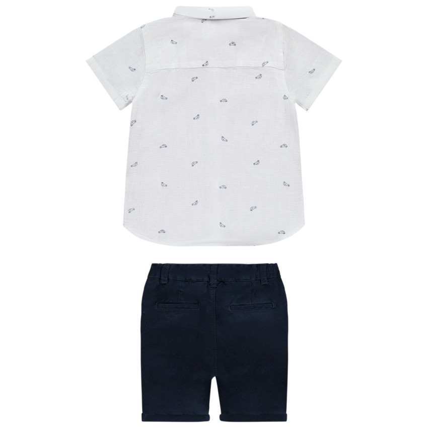 Drie-delige set met vlinderdas voor babyjongen 