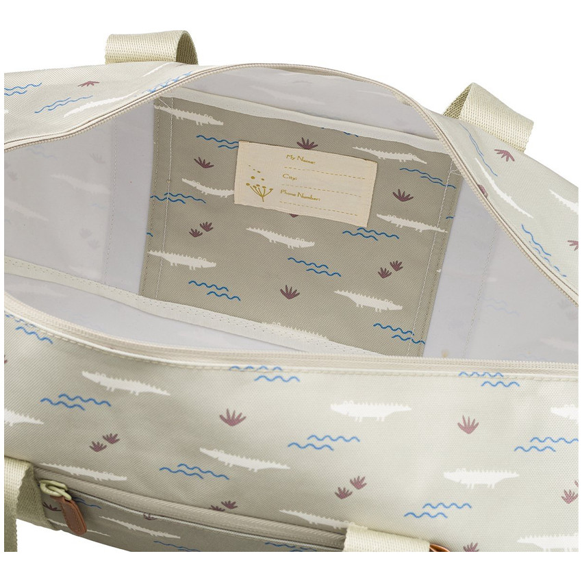 Weekendtas voor kinderen Groot Krokodil Olijf 