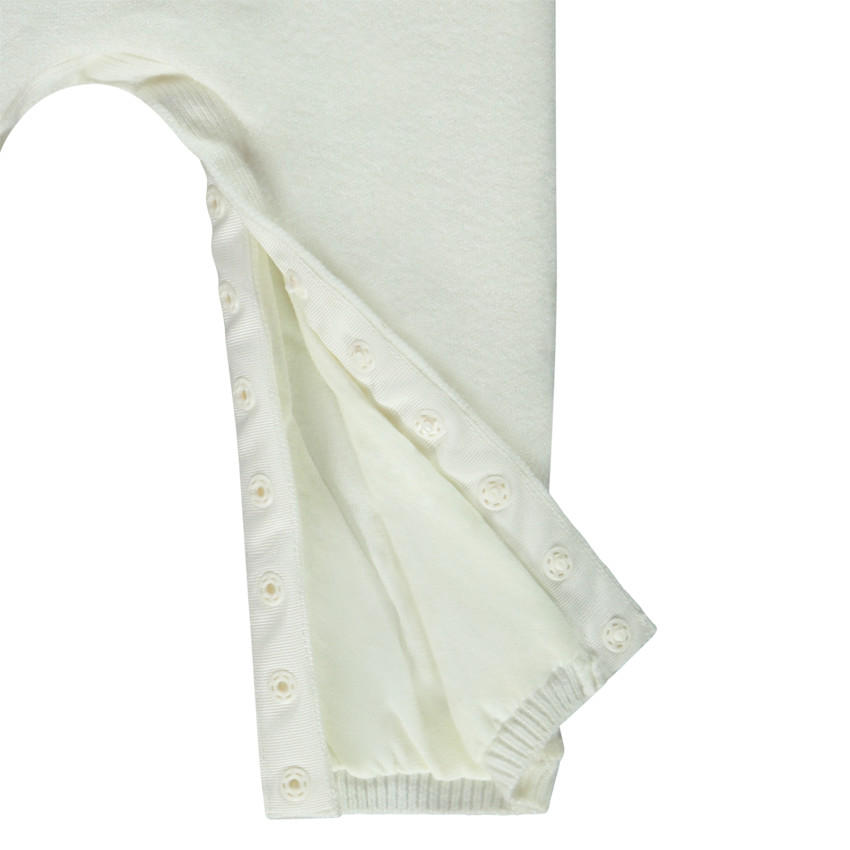 Combinaison longue en tricot jacquard pour bébé fille 