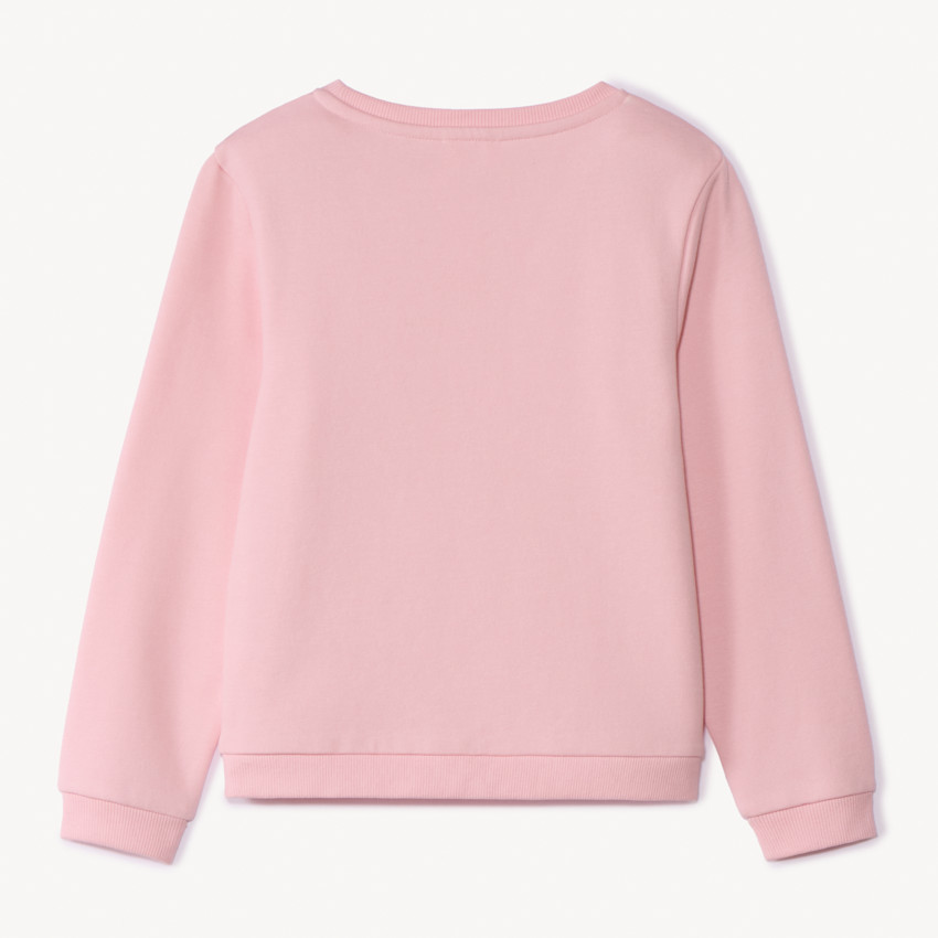 Uni sweatshirt met glinsterende print meisjes 