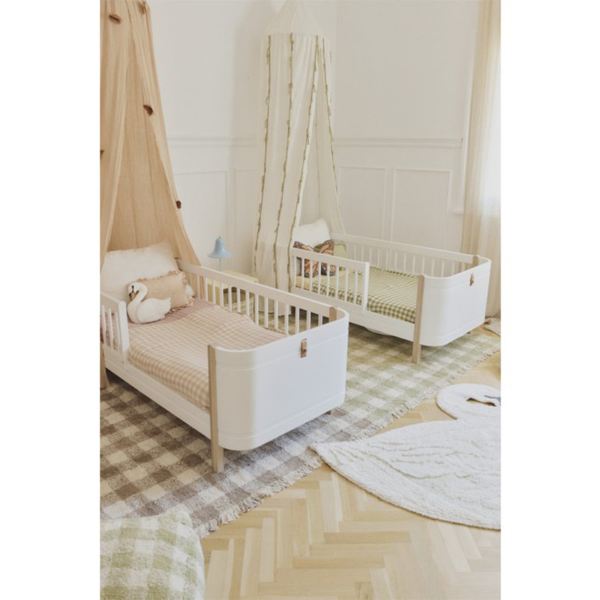 Ciel de lit Baldaquin crêpe 245 x Ø 50 cm Swan Ivory 