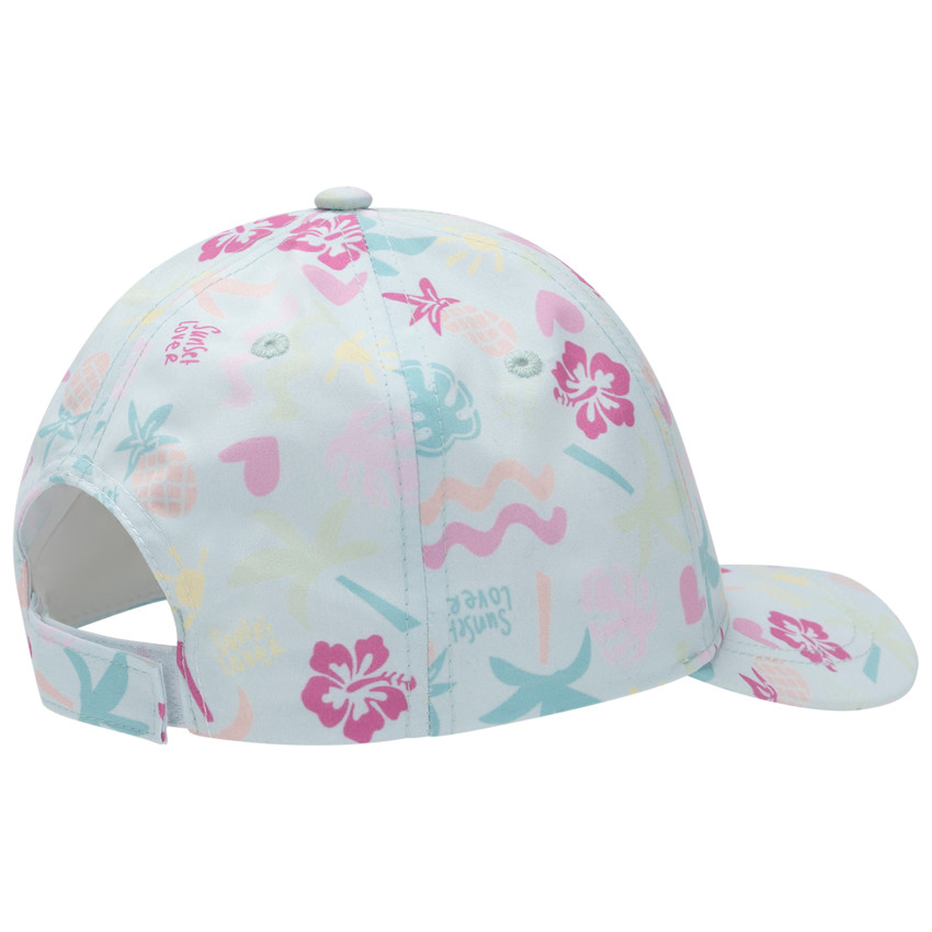 Casquette imprimée à badge gomme Hawaii pour fille 