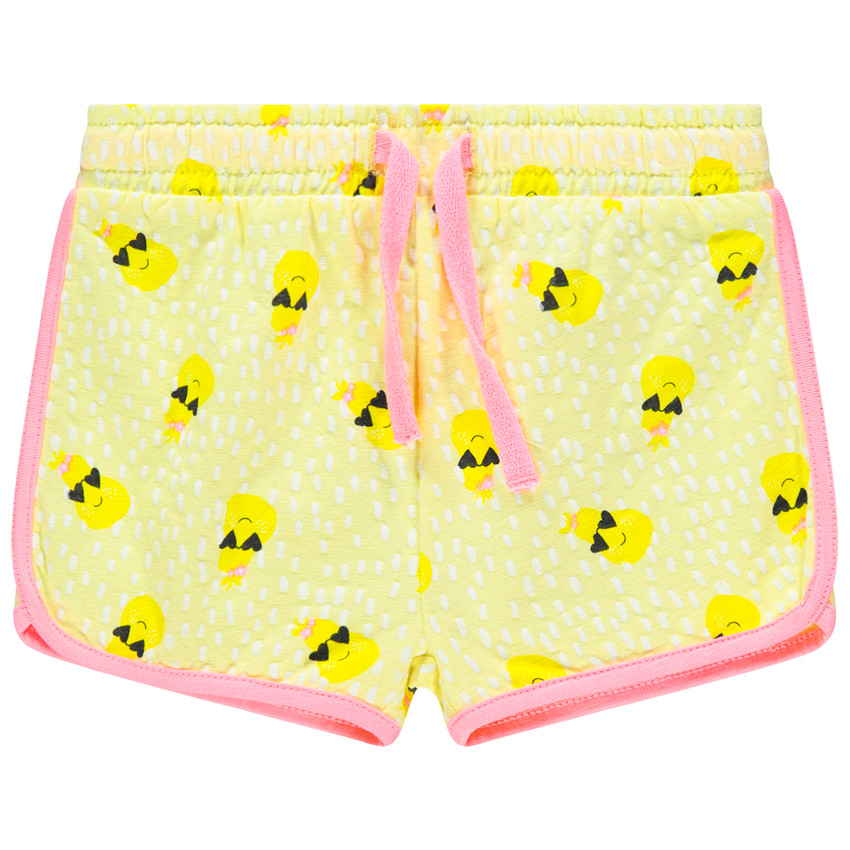 Short en coton à imprimé fantaisie pour bébé fille 