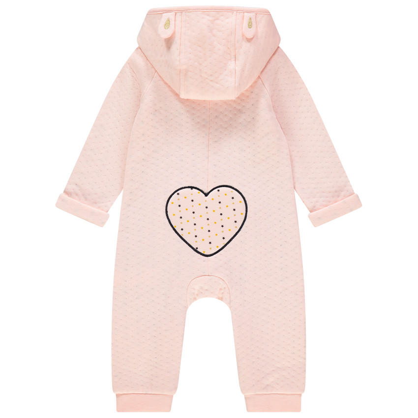 Combinaison longue à capuche pour bébé fille 