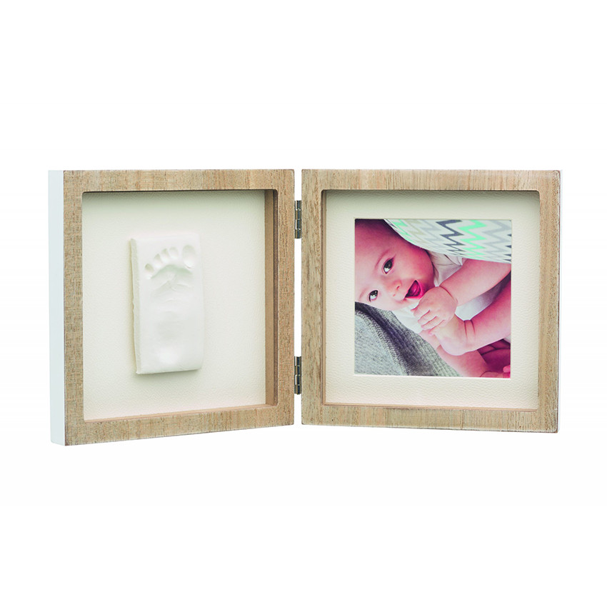 Cadre photo/empreinte en bois - Square Frame Wooden 