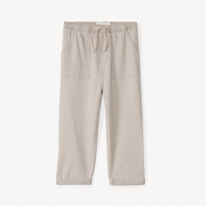 Pantalon en toile unie pour bébé garçon 