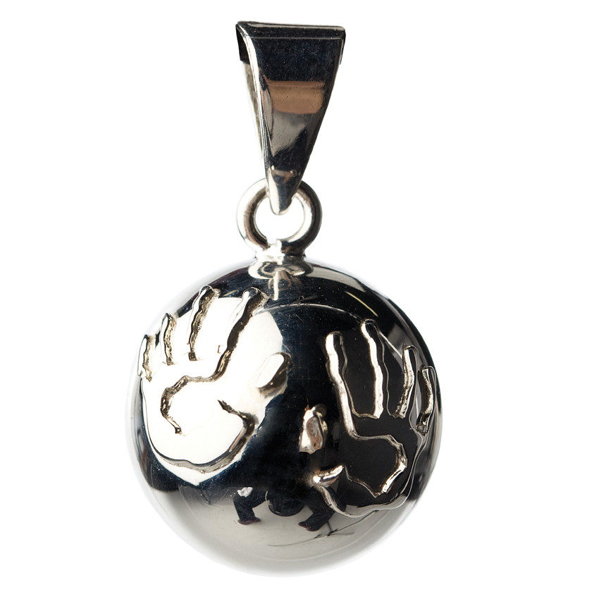 Bola met handjes - Zilverkleurig 