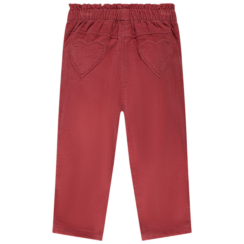 Jogging in velours met jersey voering voor meisjes 