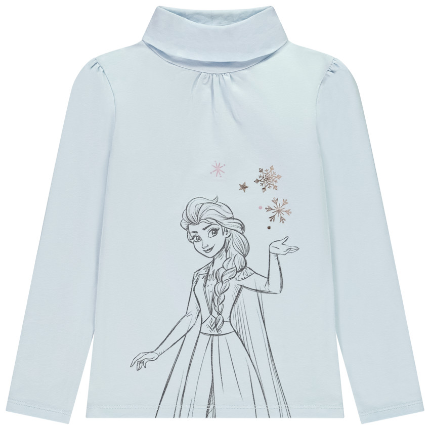 Sous-pull à col roulé La Reine des Neiges Disney pour fille 