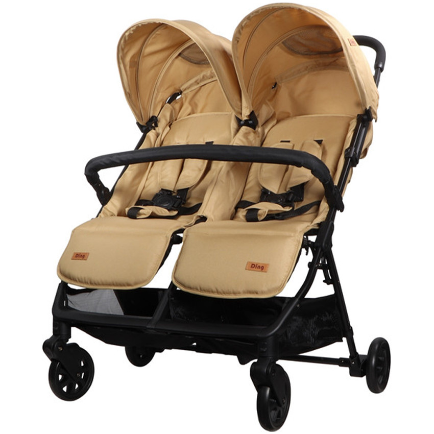 Wandelwagen Buggy Duo tweelingen Mellizo Camel 