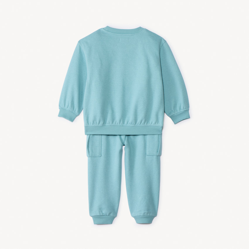 Sweatshirtfantasie en cargostijl jogging voor babyjongens 