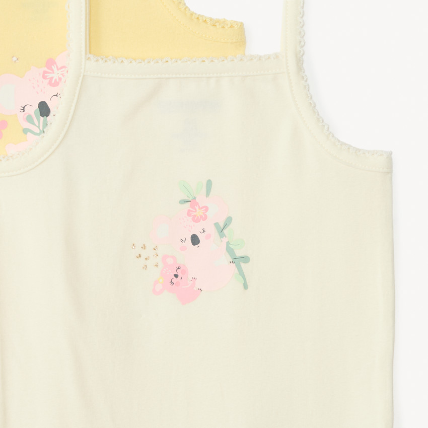 Set van 7 mouwloos romper met koala motief voor meisjes bébé. 