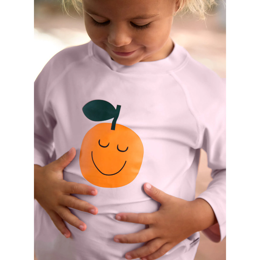 T-shirt à manches longues Rashguard T92 (19-24 mois) Orange Pale Pink 