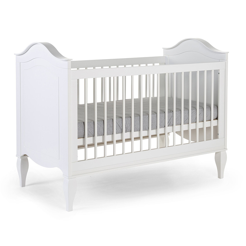 Lit évolutif Romantic 70 x 140 cm - Blanc 