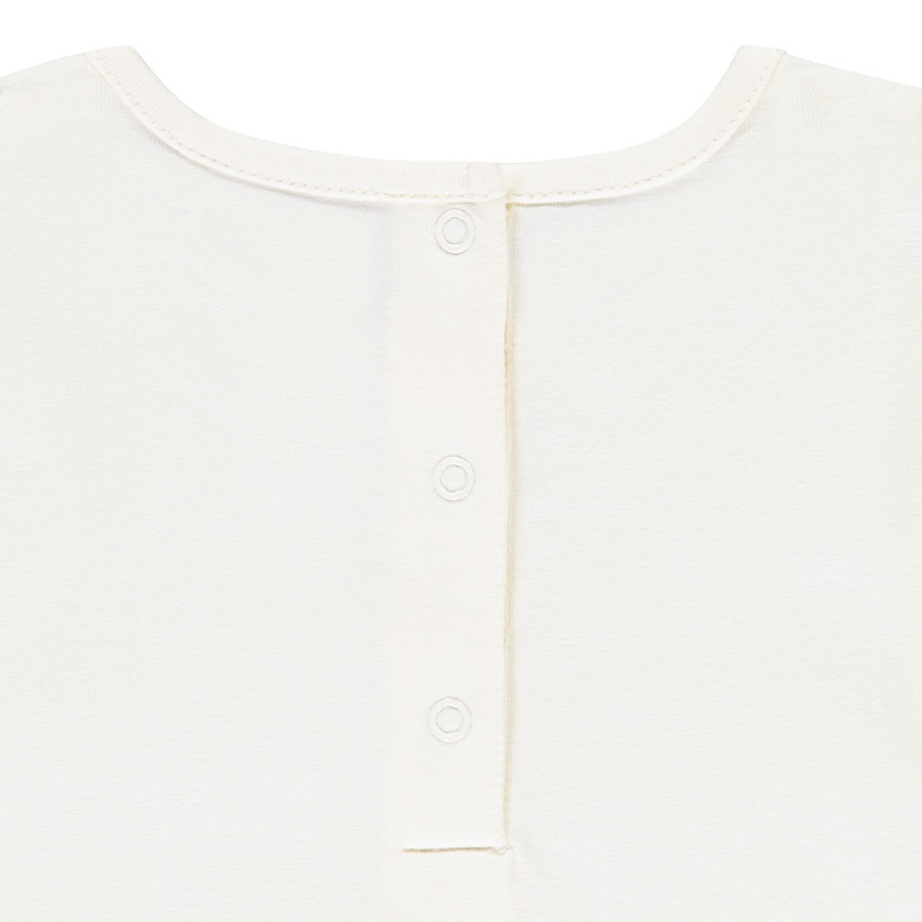 Set pyjama motifs léopards pour bébé fille avec ouvertures différentes selon l'âge 