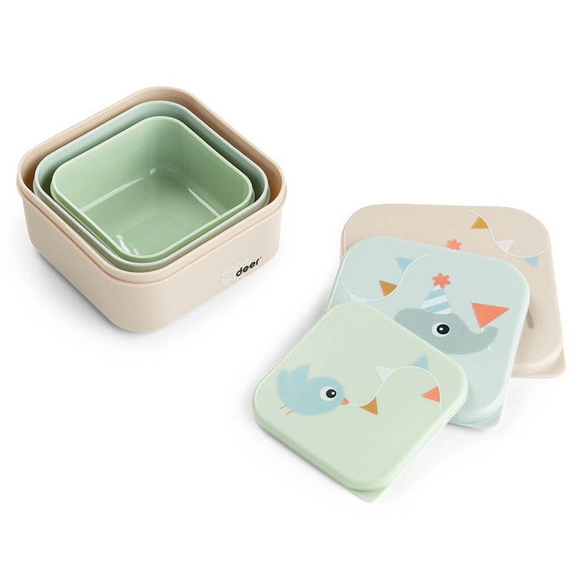 Boite à gouter 3PCS Celebration Multicolore 