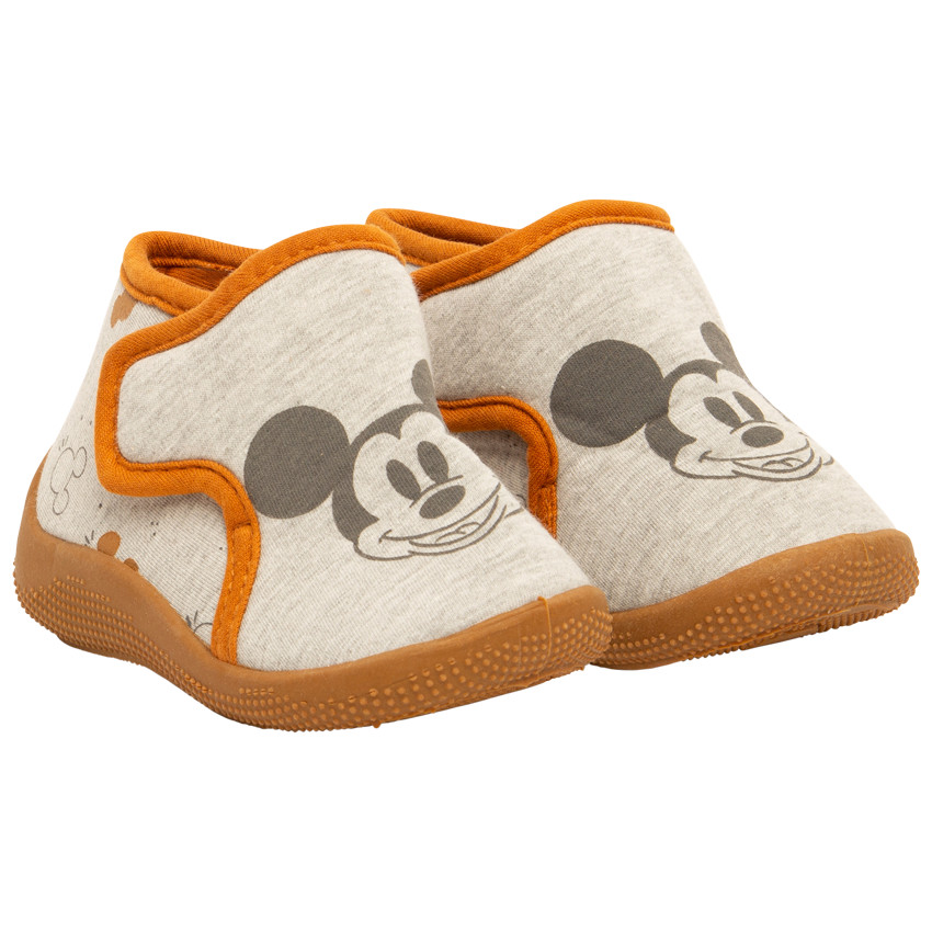 Laarsjes met dubbele scratch bedrukt met Mickey Disney voor baby jongen 