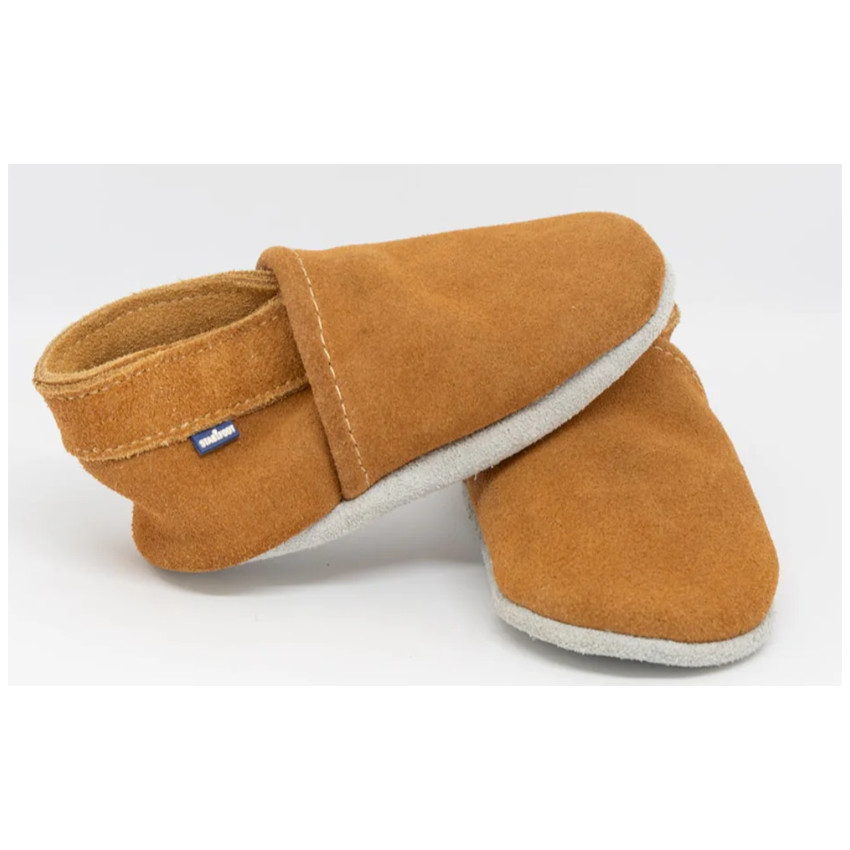 Chaussons souples 3-6M en suède Babysoft  