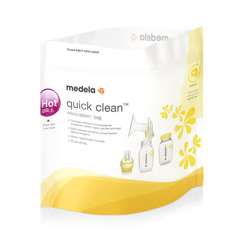 Sachets de stérilisation pour micro-ondes - Quick Clean 