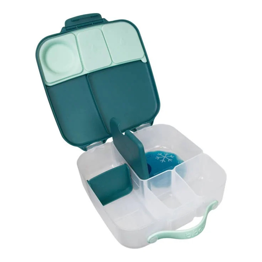 Boîte à lunch plusieurs compartiments Vert Emeraude 