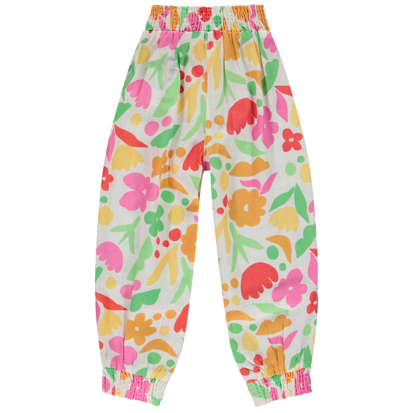 Korte broek met bloemenprint voor meisjes 