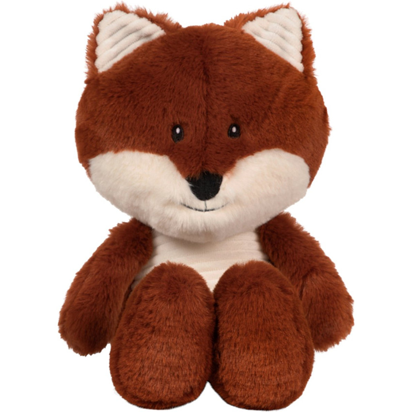 Doudou battements de coeur - Renard Robin - Orange - à piles 