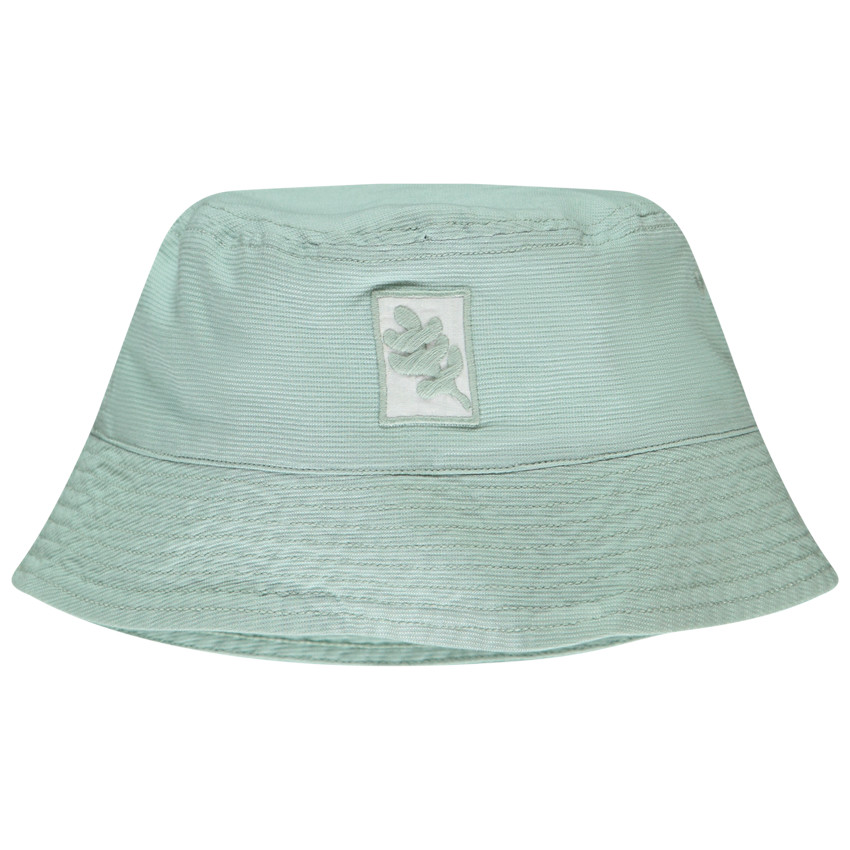 Bob effet côtelé à patch brodé feuillage pour garçon 