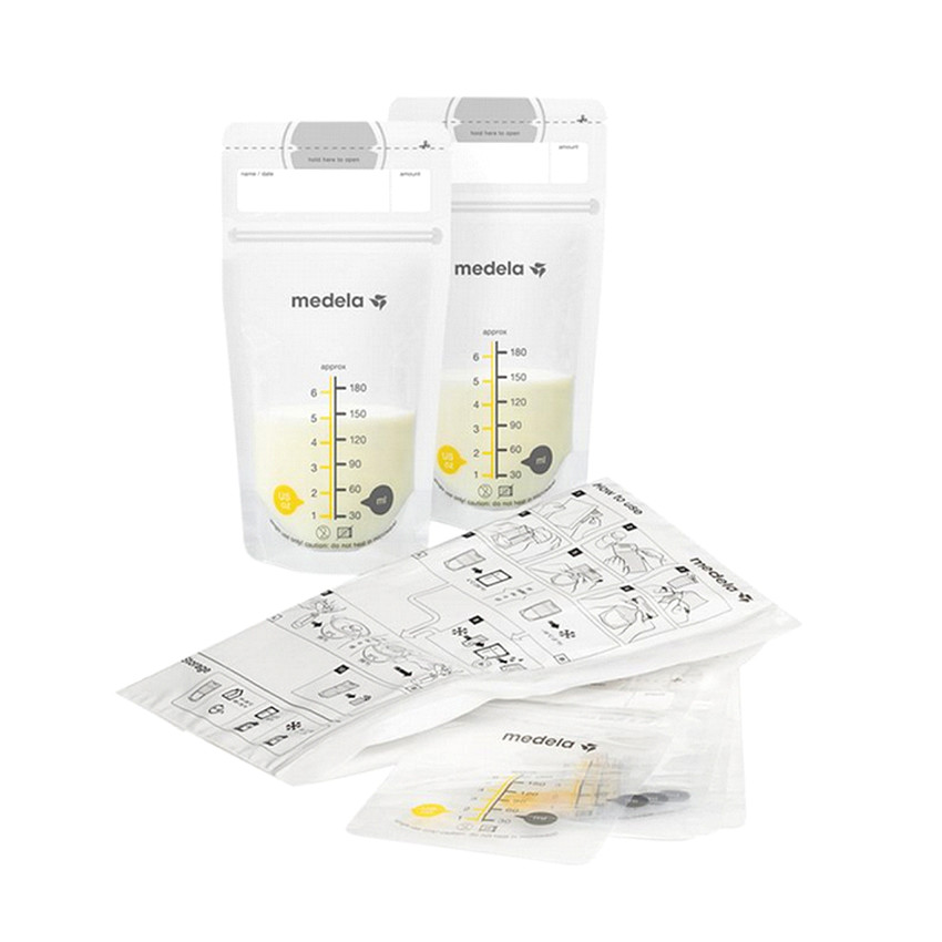 Sachets de conservation pour lait maternel 180ml - 25 pièces 