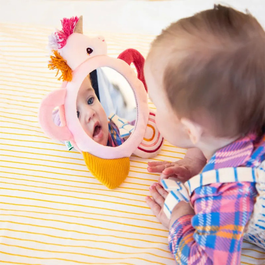 Miroir d’éveil Léna la licorne 6M+ 