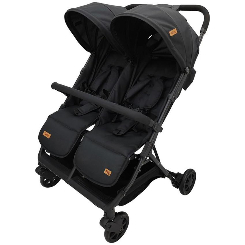 Poussette Buggy Duo jumeaux Mellizo Black 