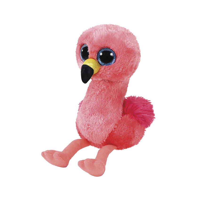 Peluche Beanie Boo's 15 cm Gilda le flamant rose 