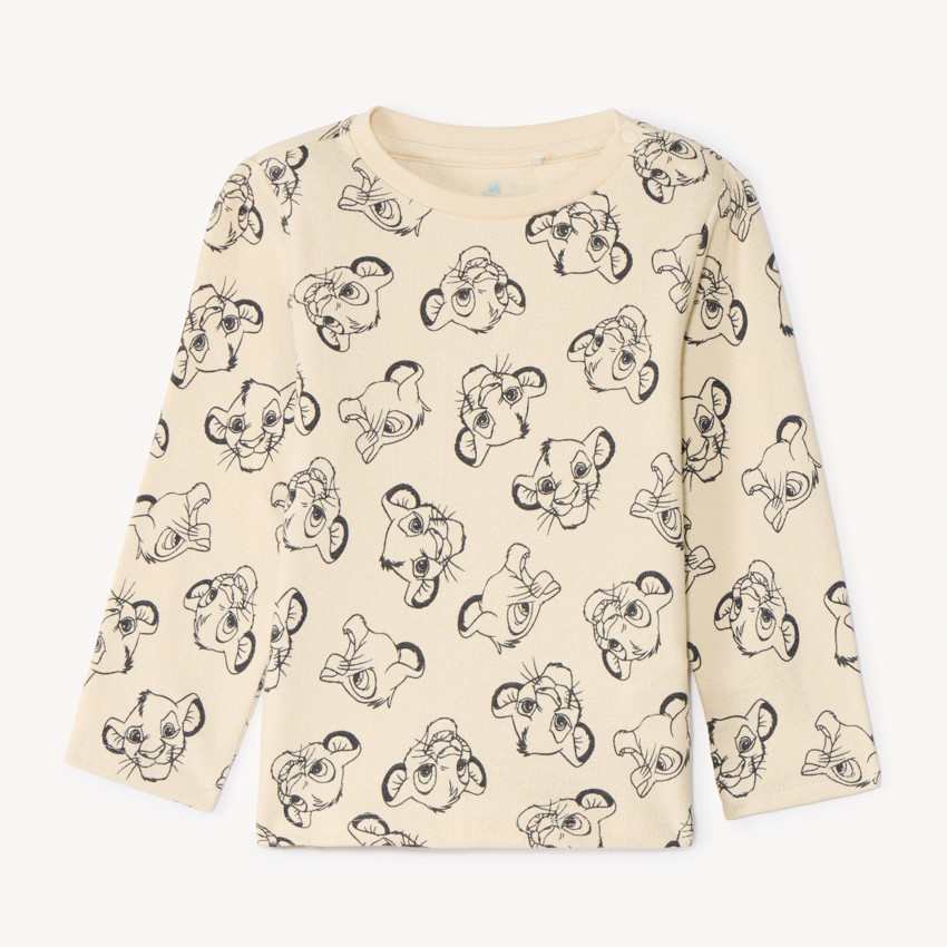 T-shirt manches longues imprimé Simba Disney pour bébé garçon 