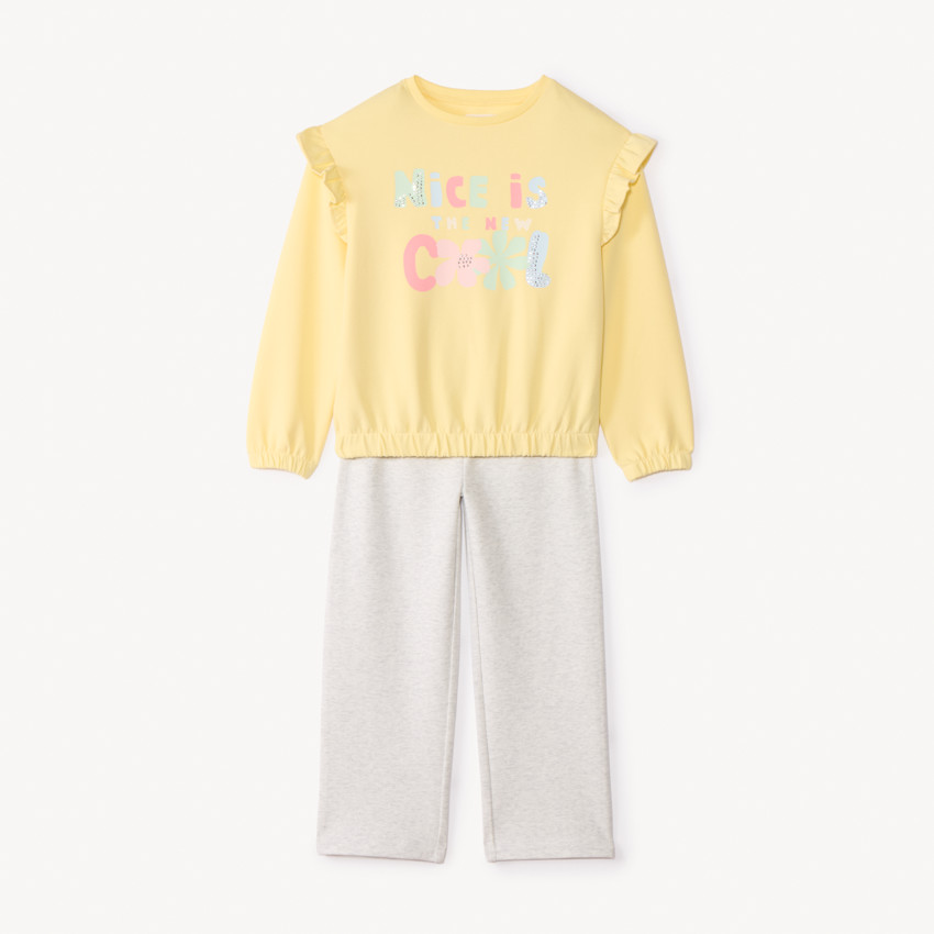 Ensemble jogging en scuba pour fille 