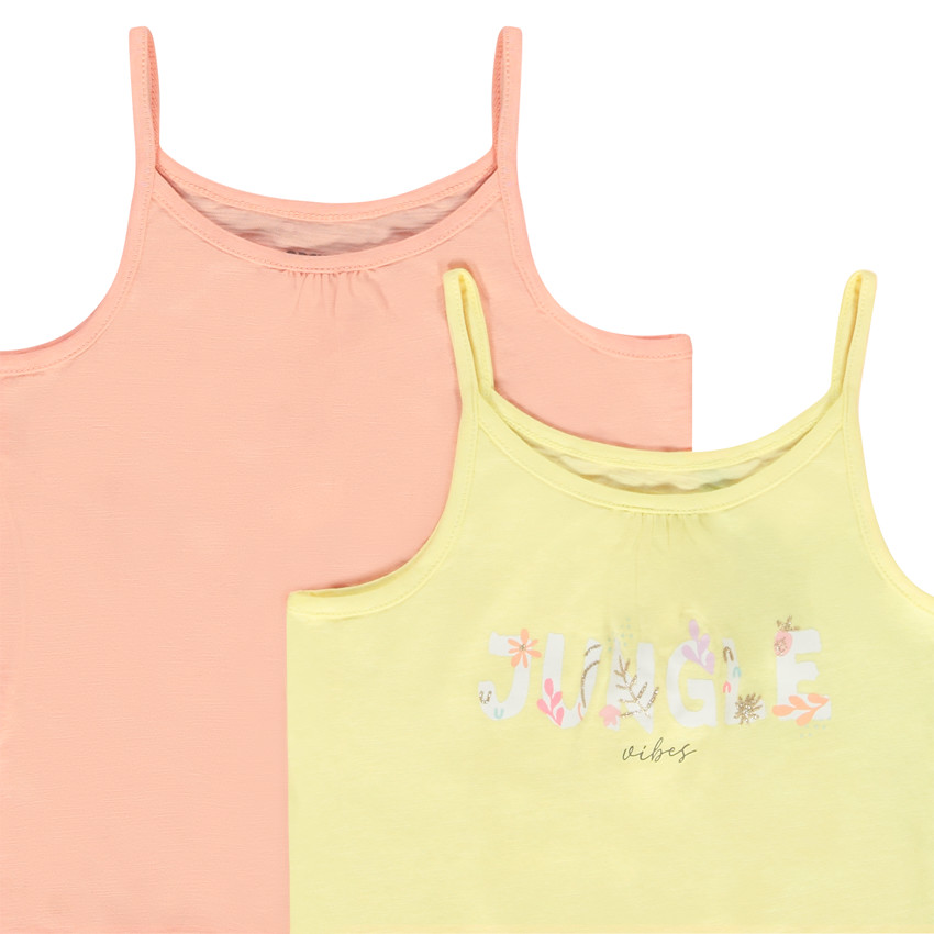 Set van 5 meisjesjersey onderhemden 