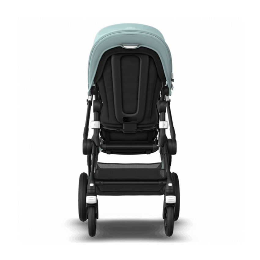 Poussette duo Fox 2 complète - Noir et Bleu Vapeur 