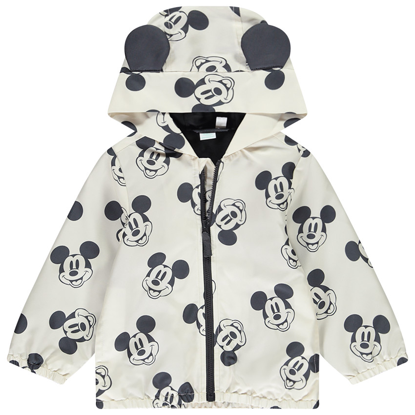 Parka met Mickey Disney-print voor jongensbaby 