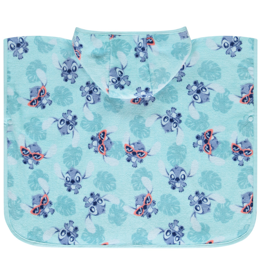 Badcape met Stitch-print voor baby 