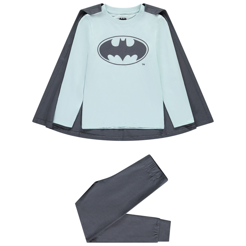 Set pyjama 2-delig met Batman-motief en cape voor jongens 