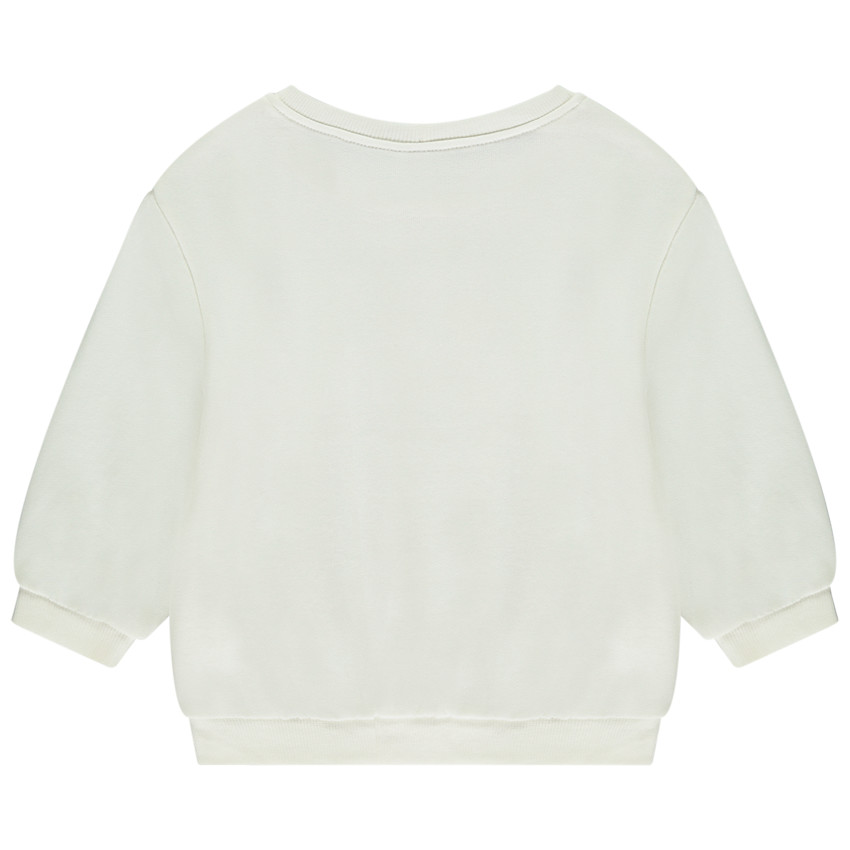 Fleece sweatshirt oversize voor meisjes 