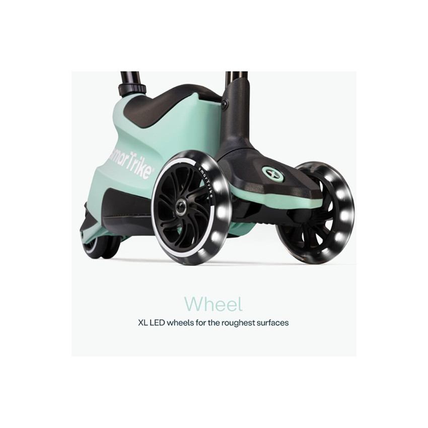 Scooter Xtend Ride On Trottinette 3-en-1 Soft Mint 12M-12ans 