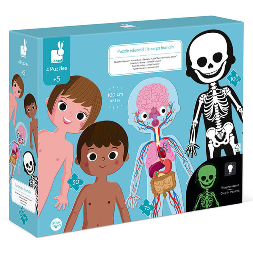 Puzzle éducatif géant Le Corps Humain 