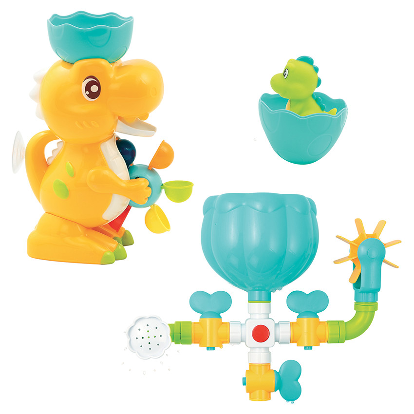 Coffret de bain Dinosaure à ventouses 10+ mos 