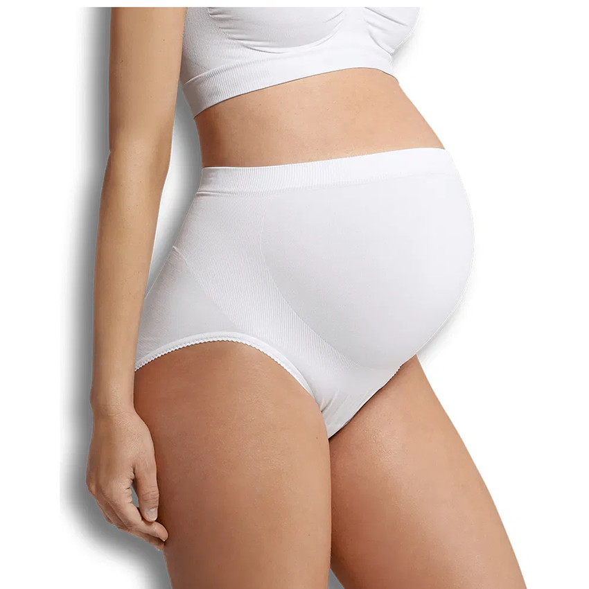S - Culotte de maintien sans coutures Blanc 