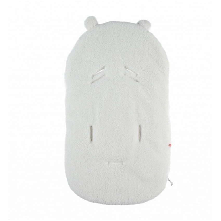 Nid d'ange en Sherpa Mix & Match - Ecru  