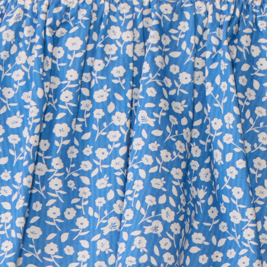 Lange mouwen jurk body met 2-in-1 effect en bloemenprint voor meisjes 