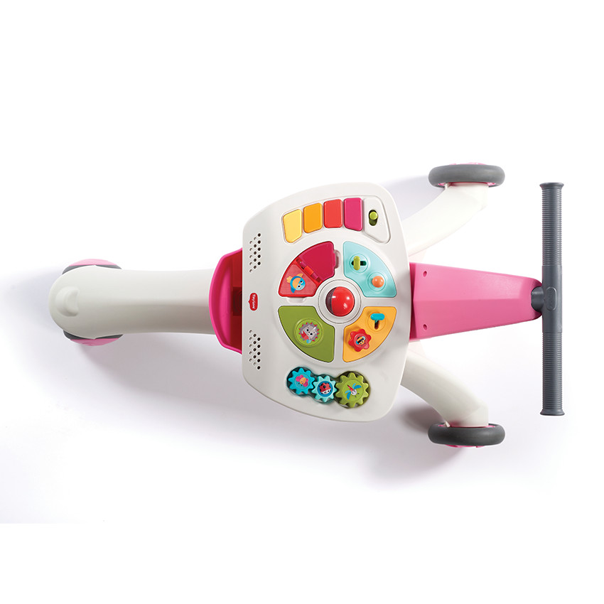 Chariot de marche évolutif 5 en 1 Tiny Rider - Rose 