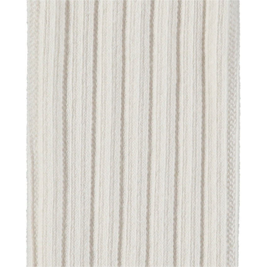 Paire de collants fins côtelés en pointelle pour fille 