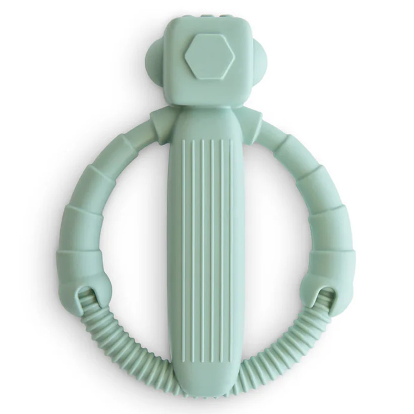 Anneau de dentition hochet en silicone Robot 